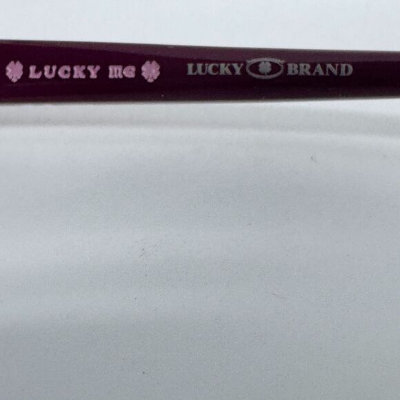 Lucky Brand Spark Plug KIDS Cateye Blue Light Glasses in Red Purple H16389 - Picture 6 of 7